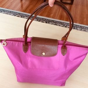 Longchamp medium Nylon shoulder handbag